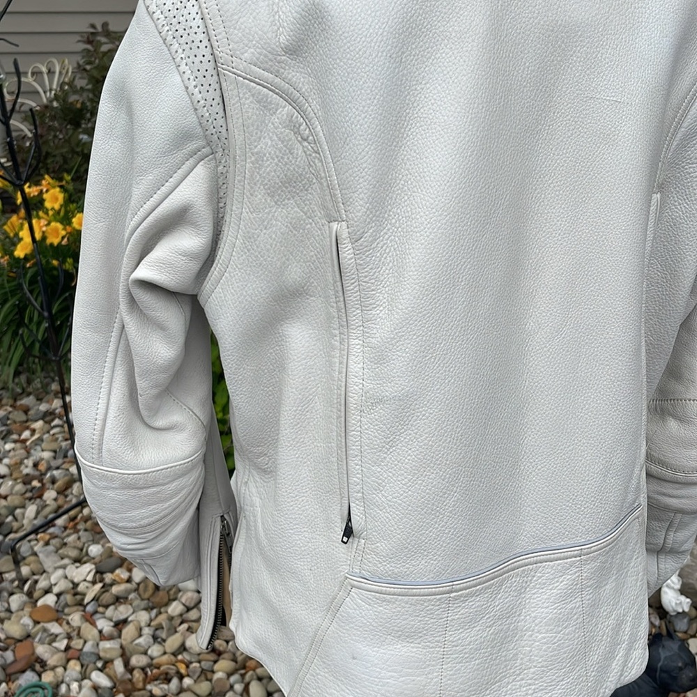 Women’s size extra large leather riding jacket with removable quilted shell - Picture 4 of 15